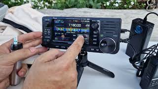 Icom 705 w połączeniu z iOs SDR Control [upl. by Tolmach824]