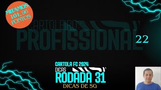 Dicas para 31 rodada do cartola fc [upl. by Nahgeam647]