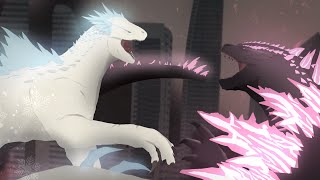 Evolved Godzilla VS Shimo  Stick Nodes Animation [upl. by Arot]