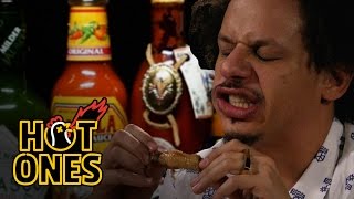 Eric Andre Turns Into Tay Zonday While Eating Spicy Wings  Hot Ones [upl. by Isaac513]