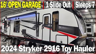 2024 Stryker 2916 Deluxe Toy Hauler Travel Trailer by Cruiser RV at Couchs RV Nation a RV Wholesaler [upl. by Micheil636]