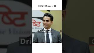 Ravi Kumar Sihag  IAS interview  Rank  18 [upl. by Keelby748]