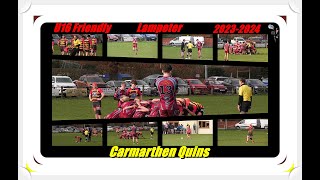 Lampeter U16 v Carmarthen Quins U16 Friendly 20232024 [upl. by Ysteb]