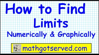 12 How to Find limits numerically and graphically larson limits and their properties ch 1 Ap Calcul [upl. by Tnahs176]