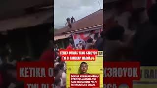 WARGA EMOSI LIAT TNI DISIKAT ORMAS🤣 tniindonesia tnirakyat tnikuat beritaterkini tnicintarakyat [upl. by Ardnohsed]