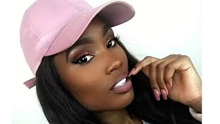 GRWM  Dark skin foundation and highlight routine for beginners [upl. by Siuoleoj990]