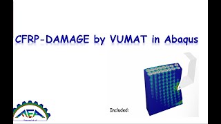 CompositeCFRPdamagecutting by VUMAT in Abaqus CFRP damage training video and tutorial [upl. by Alfonso]