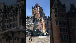 Chateau Frontenac Quebec City  shorts [upl. by Ardnekahs]