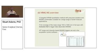 Simultaneous Targeted and NonTargeted Analyses Using Orbitrap HighResolution LCMSMS [upl. by Sapowith]