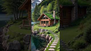 quotMountain Serenity Homes by the Waters Edgequot landscape nature [upl. by Isaacs]