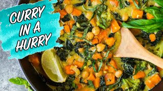 Chickpea Curry  Easy Healthy One Pot Recipe [upl. by Alathia]