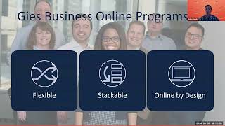 Gies Online Master of Business Administration iMBA Program Webinar 6052024 [upl. by Sachi914]