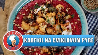 karfiol na cviklovom pyré 🍴CAULIFLOWER amp BEETROOT PUREE 👨‍🍳 Martin PYCO Rausch [upl. by Rimma]