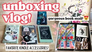 UNBOXING NEW BOOKS KINDLE ACCESSORIES AND READING UPDATES kindle unboxing books bookish [upl. by Lightfoot336]