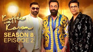 Koffee with Karan Season 8 Episode 2 Sunny and Bobby Deol  Koffee with Karan Season 8 Review [upl. by Rasec981]