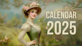 Victorian Women Wall Calendar 2025 [upl. by Anisor]