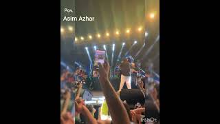 live concert ASIM AZHAR shortsfeed hunainzworld [upl. by Jahdai988]