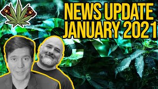 Federal Cannabis Legalization News  January 2021  Cannabis News Roundup [upl. by Ived]