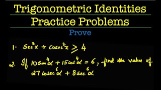 21 Solving Trigonometric Identities [upl. by Yesor]