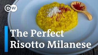 How Saffron Risotto is made in Italy [upl. by Goda]