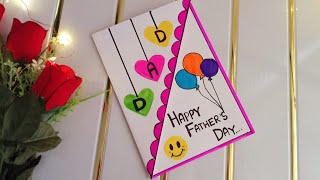 Easy amp beautiful Fathers day greeting card  Fathers day gift Happy fathers day cardGift ideas [upl. by Turmel]