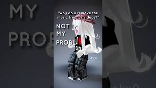 not my problem  shorts roblox robloxedit robloxtrend robloxshorts [upl. by Rayle]