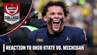 INSTANT REACTION to Ohio State vs Michigan The Wolverines defense didnt let OSU move  Acho [upl. by Oinotnaesoj]