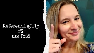 AGLC4 Referencing Tip 2 Use Ibid [upl. by Gabor568]