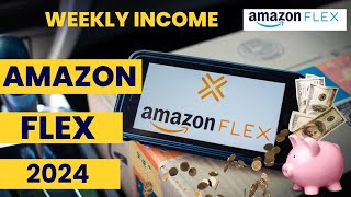 How Much I Made Amazon Flex 2024  Daily Pay  Delivery Driver  Flexible Schedule [upl. by Hamaso]