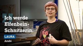 Einzige Schule in Europa die das Schnitzen von MammutElfenbein lehrt  hessenschau [upl. by Lanos]