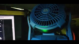 review of the kobalt 24v fan with mystic spray performance for van life cooling units so cool [upl. by Wadesworth]