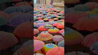 Colorful Umbrella Street in Agueda Portugal  Stunning Travel Viewtrending trendingshorts travel [upl. by Meunier574]