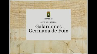 Galardones Germana de Foix 2024 [upl. by Alleirbag198]