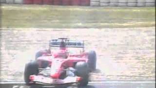 Gp Europa 2003  Schumi x Montoya [upl. by Jennilee]