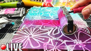 EASY way to start Quick GELLI PRINTING Create with me [upl. by Myrtice]