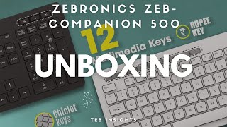 Best Wireless Keyboard amp Mouse Combo Set  Zebronics ZEB Companion 500 Unboxing [upl. by Mikal]