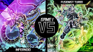 SuperGames Duel  Chris LeBlanc Fusionist Turbo vs Craig Burnett Infernoids  Game 1 [upl. by Yrrag]