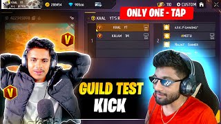 GUILD KICK PRANK WITH BIG YOUTUBER 😱🔥1 VS 4 CHALLENGE  GARENA FREE FIRE [upl. by Tse944]