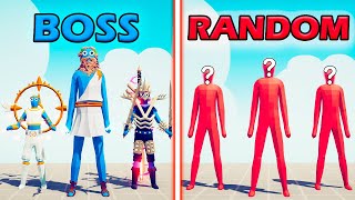 BOSS UNITS TEAM vs RANDOM UNITS TEAM  Totally Accurate Battle Simulator  TABS [upl. by Wamsley718]