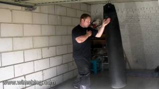 Freestyle KUNTAO SILAT TRAINING on the Heavy Bag [upl. by Nnateragram]