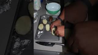 would you eat these twice baked 🔥🔥🫡potatoes foodie potatorecipe potatoes [upl. by Uphemia]