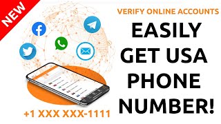 How To Get USA Phone Number To Verify Any Online Accounts in 2022 [upl. by Poole]