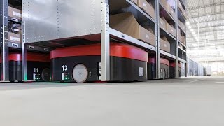 360° at DB Schenker  Ride a rack on a robot [upl. by Chadd]