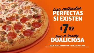 Nueva Dualiciosa de Little Caesars Pizza [upl. by Darwin]