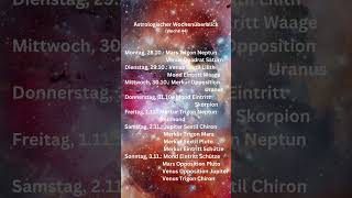 Astrologischer Wochenüberblick 2810  3112024 [upl. by Ecniuq]