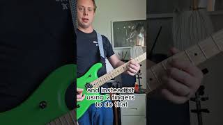 Barre chord beginner riff  Seek and Destroy  Metallica Lesson with TAB [upl. by Hplodur]