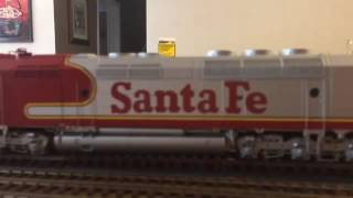 Ho scale athearn genesis Santa Fe FP45 100 and special announcement [upl. by Lorenza278]