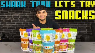 I Tried the LETS TRY SNACKS of Shark Tank [upl. by Aracaj]