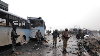 Pulwama attack In shock after 37 CRPF jawans death India mulls action [upl. by Adelaja]