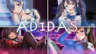 ❖ Nightcore ❖ ⟿ ADIDAS Switching Vocals  Little Mix [upl. by Atirb]